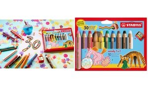 STABILO Multitalentstift woody 3 in 1, 10er Etui 30 Jahre