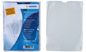 HERMA Ausweishülle, PP, 1-fach, 63 x 90 mm, Kleinpackung