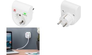 DIGITUS Überspannungsschutz-Aadapter, 16 A, 3.500 W, weiß