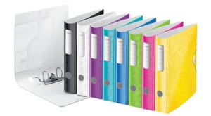 LEITZ Ordner Active WOW, 180 Grad, 60 mm, eisblau