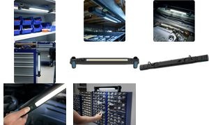 ANSMANN Akku-Universalleuchte ML3000RD, schwarz