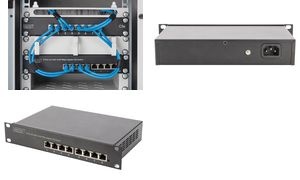DIGITUS 10" Gigabit Ethernet PoE Switch, 8-Port
