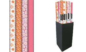 Clairefontaine Geschenkpapier "Sunny Flowers", im Display