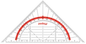 Maped Geometriedreieck Geo-Flex, Hypotenuse: 160 mm