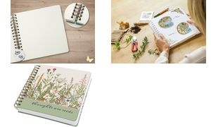 sigel Spiralbuch Jolie Inspire Square "Wild Herbs"