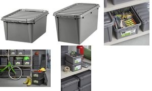 smartstore Aufbewahrungsbox RECYCLED 70, 70 Liter, anthrazit