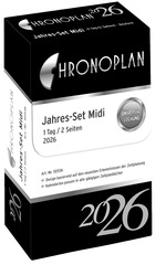 CHRONOPLAN Jahresset 2026, Midi, 96 x 172 mm