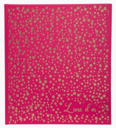 EXACOMPTA Gästebuch Plum, 190 x 210 mm, violett / gold
