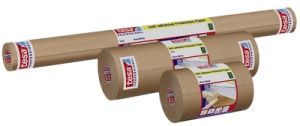 tesa Abdeckpapier, selbstklebend, 150 mm x 50 m, braun