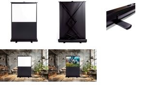 magnetoplan Pull-Up Bodenleinwand, (B)1.940 x (H)1.090 mm