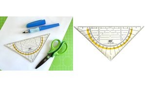 WEDO Geometriedreieck, flexibel, Hypotenuse 160 mm
