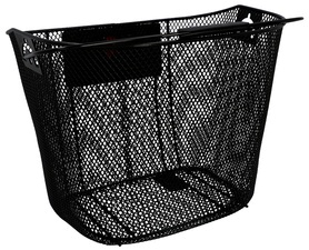 FISCHER Fahrrad-Lenkerkorb mit Schnellbefestigung, schwarz