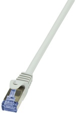 LogiLink Patchkabel PrimeLine, Kat.6A, S/FTP, 0,25 m,schwarz