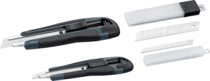 WESTEX Cutter-Set, Kunststoff, Klinge: 9/18 mm, 4-teilig