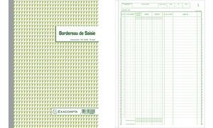 EXACOMPTA Manifold "Bordereau de saisie informatique"; dupli