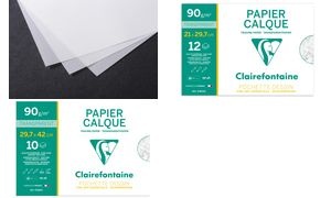 Clairefontaine Transparentpapier, 90/95 g/qm, DIN A4