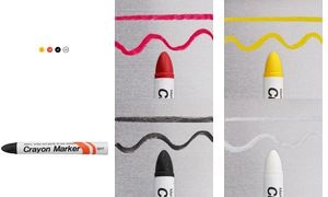 SAKURA Kreidemarker Crayon Marker, 15 mm, rot