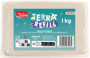 Maped Creativ Nachfüllpackung Ton für Töpferset, 1 kg