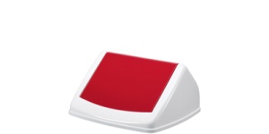 DURABLE Deckel DURABIN FLIP LID SQUARE 40, weiß/weiß