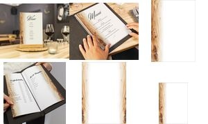 sigel Design-Papier "Oak", DIN A4, 90 g/qm, 2-spaltig