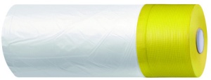 WESTEX Kombi Mask 2in1 Gewebeband, 550 mm x 20 m, gelb