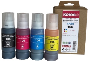 Kores Multi-Pack Tintenflasche G1648KIT ersetzt EPSON 104