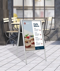 EUROPEL Plakatständer CLASSIC, A1, silber