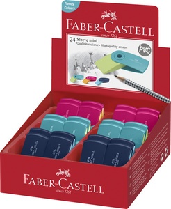 FABER-CASTELL Kunststoff-Radierer SLEEVE MINI, sortiert