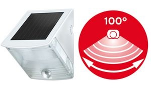 brennenstuhl Solar LED-Außenleuchte SOL 4 plus IP44, schwarz