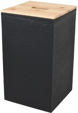 EDA Pellets-Aufbewahrungsbox, 36 Liter, schwarz