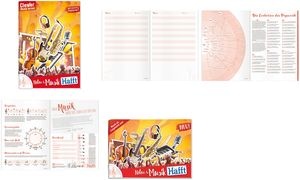 Häfft Notenheft "Noten & Musik", DIN A5 quer, 32 Blatt
