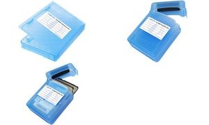 LogiLink HDD-Box für 2 x 2,5" Festplatten, blau