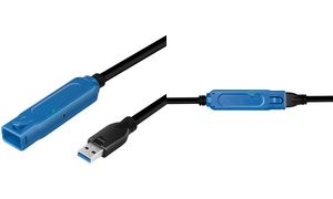 LogiLink USB 3.2 Aktives Verlängerungskabel, 30,0 m
