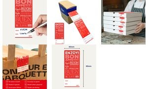 AVERY Verschluss-Etiketten "Bon Appetit", 40 x 95 mm