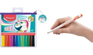 Maped Whiteboard-Marker Marker'Peps,12er Reißverschlußtasche