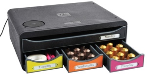 EXACOMPTA Schubladenbox TOOLBOX MINI QI, 4 Schübe, harlekin