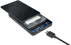 LogiLink 2,5" SATA Festplatten-Gehäuse, USB 3.0, schwarz