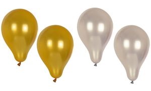 PAPSTAR Luftballons "Metallic", Umfang: 800 mm, gold