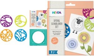 HEYDA Spiralschablonen-Set, 5-teilig