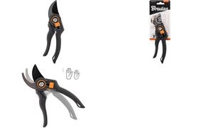 Bradas Bypass-Gartenschere V-SERIES, anthrazit/orange