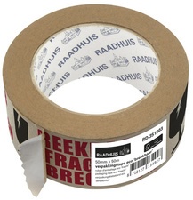 RAADHUIS Signalklebeband ECO "ZERBRECHLICH", 50 mm x 50m