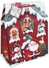 Clairefontaine Weihnachts-Geschenktüte "Weihnachtshaus"