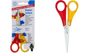 WEDO Bastelschere, spitz, Länge: 130 mm, für Linkshänder