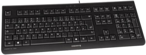 CHERRY Clavier AZERTY KC-1000 USB, avec fil, noir