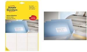 AVERY Zweckform Adress-Etiketten, 95 x 47 mm, auf Bogen
