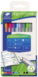 STAEDTLER Fineliner triplus Eco+ Edition, 10er Kartonetui