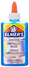 ELMER'S Metallic Bastelkleber, blau, 147 ml