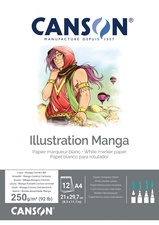 CANSON Skizzenblock Illustration Manga, DIN A4, 250 g/qm
