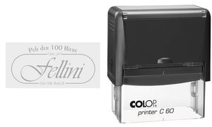 COLOP Textstempel Printer C60, 8-zeilig, schwarz