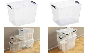 plast team Aufbewahrungsbox HOME BOX FLEX, 30 Liter